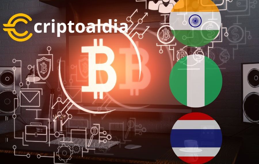 Sorpresiva dominación asiática: Índice 2023 revela a India, Nigeria y Tailandia como gigantes en adopción de criptomonedas.