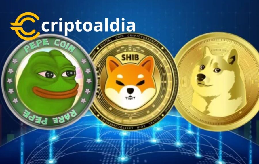 «Revuelo en las Criptomonedas: Descubre las 5 Monedas Meme que Dominan el Mercado.»