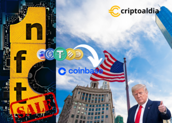 El Ex-Presidente Trump Mueve Millones en Criptomonedas a Coinbase tras Exitosas Ventas de NFT