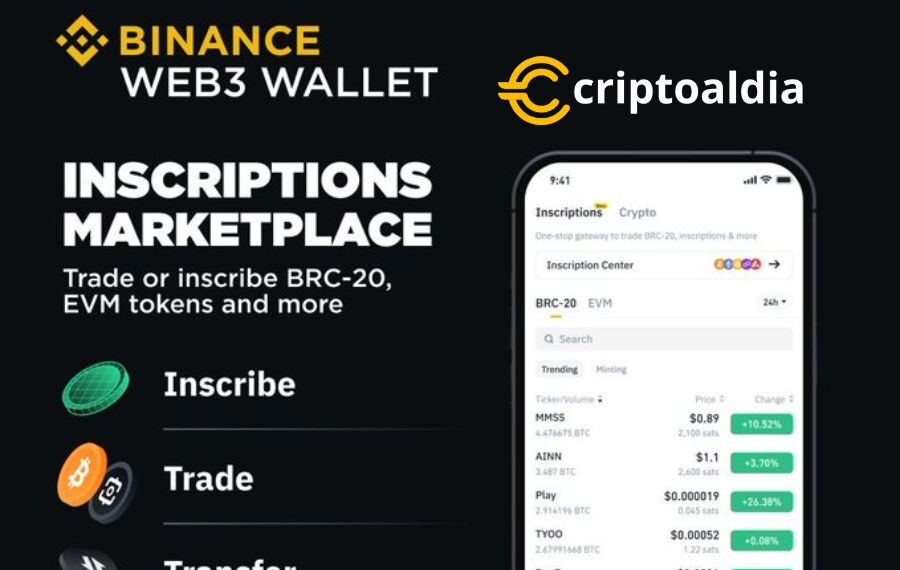 Binance Inscriptions Marketplace representa un paso significativo
