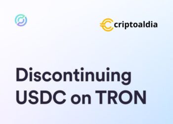 La descontinuación del USDC en la cadena de bloques TRON