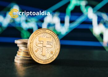 El volumen de operaciones de Tether (USDT)
