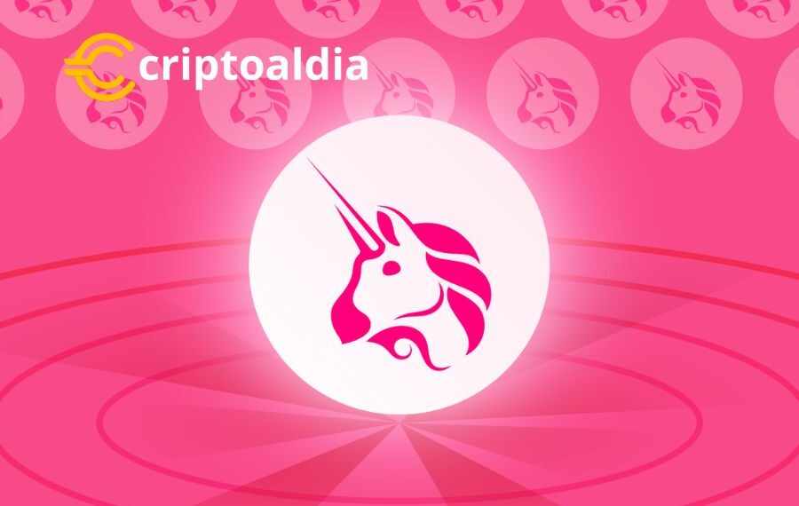 El volumen de operaciones de Uniswap (UNI)