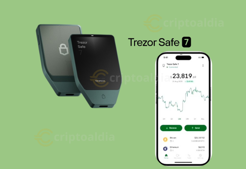 Trezor presenta la nueva billetera física Safe 7 con seguridad cuántica integrada
