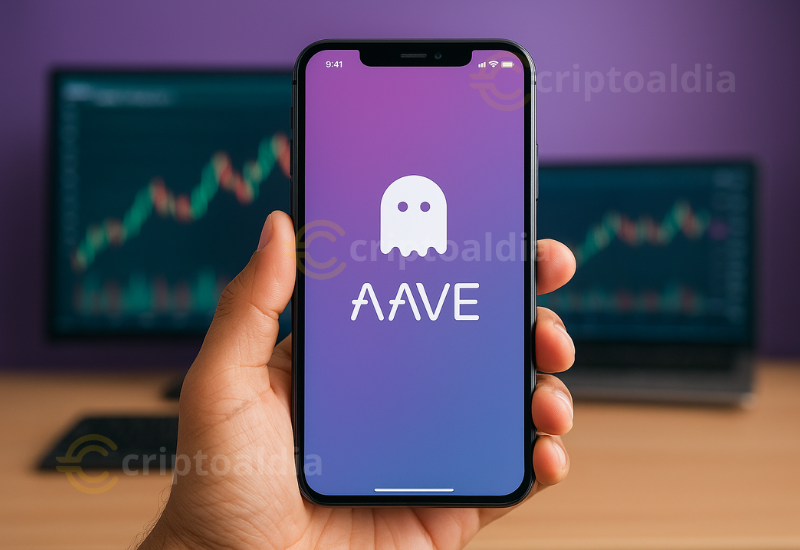 Aave presenta su nueva app para ahorro en criptomonedas con rendimientos competitivos