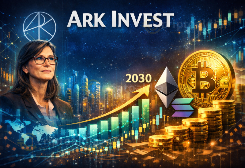 Ark Invest y la proyección de un mercado cripto de 28 billones de dólares hacia 2030