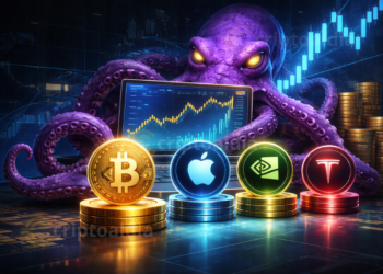 Kraken introduce futuros perpetuos de acciones tokenizadas con apalancamiento en mercados globales