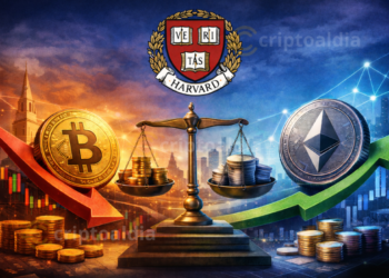 Harvard reequilibra su exposición cripto con un giro táctico de Bitcoin hacia Ethereum