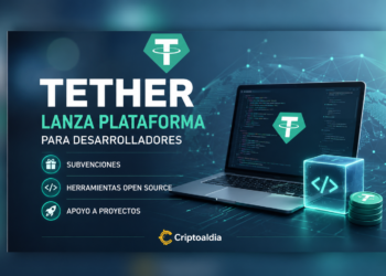 Tether lanza plataforma para desarrolladores con subvenciones y herramientas open source