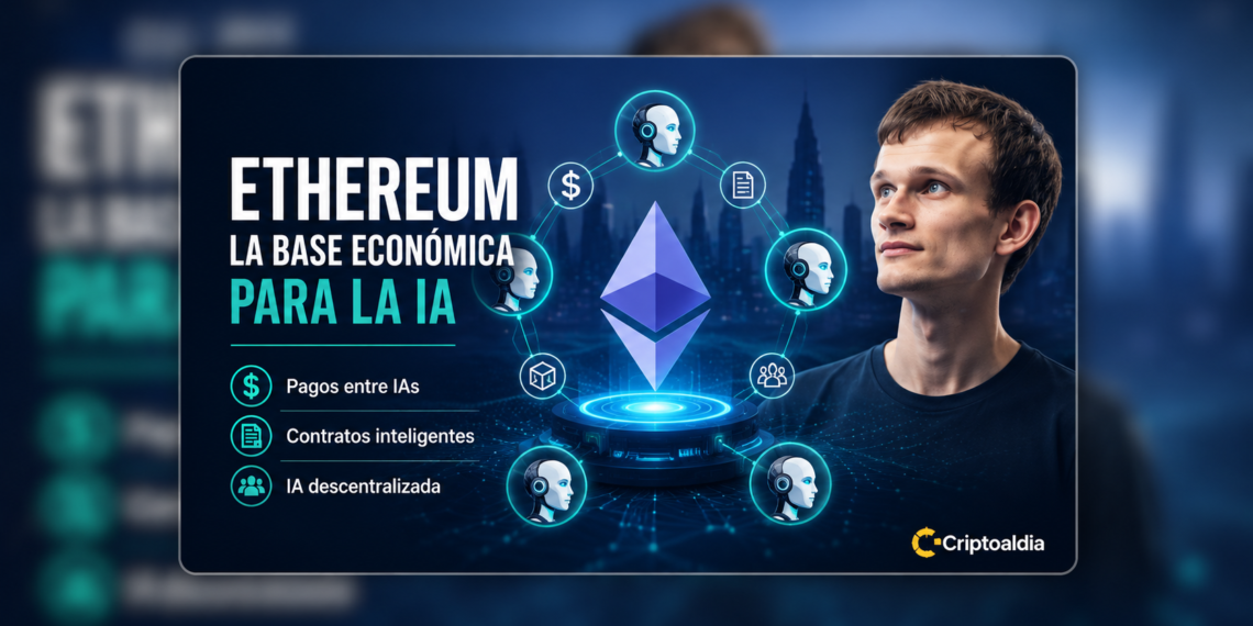 Vitalik Buterin ve a Ethereum como base económica para la IA