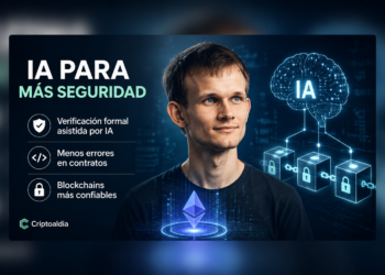 Vitalik Buterin defiende el uso de IA para fortalecer la seguridad blockchain