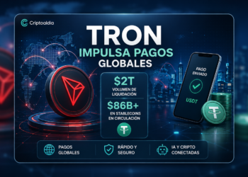 TRON impulsa pagos globales con stablecoins