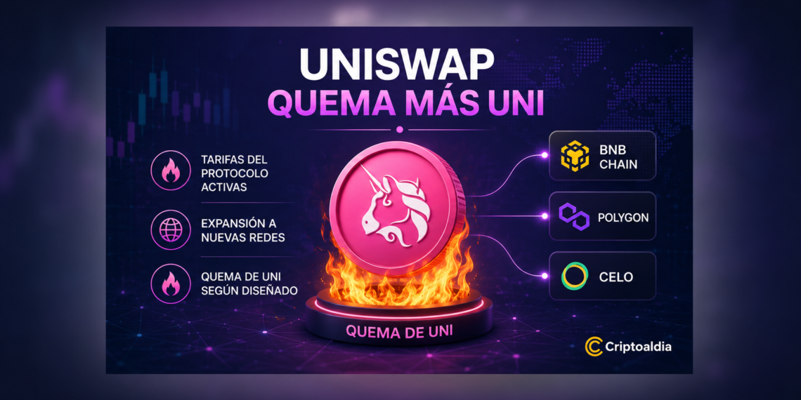 Uniswap amplía quema de UNI