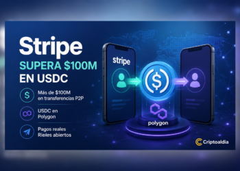 Stripe supera $100M en USDC