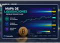 Mapa de liquidaciones revela zonas clave