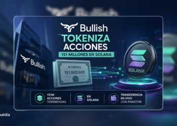 Bullish tokeniza 151 millones de acciones en Solana