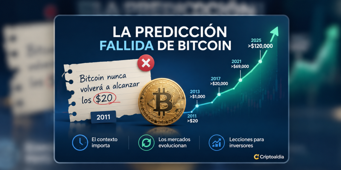 La predicción fallida de Bitcoin