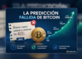 La predicción fallida de Bitcoin