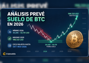 Análisis prevé suelo de BTC en 2026