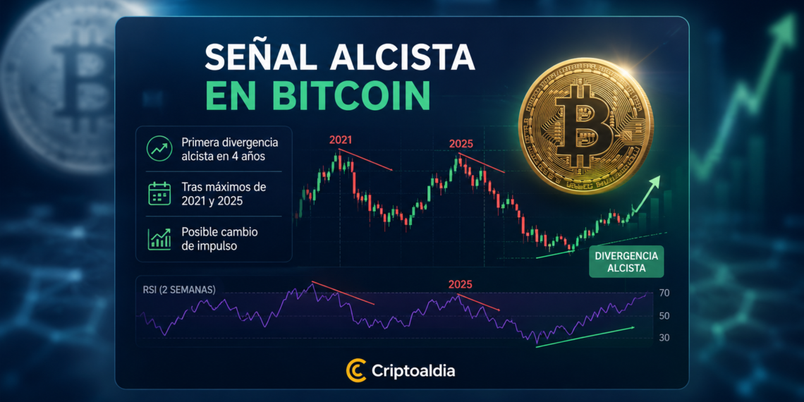 Bitcoin registra su primera divergencia alcista en cuatro años