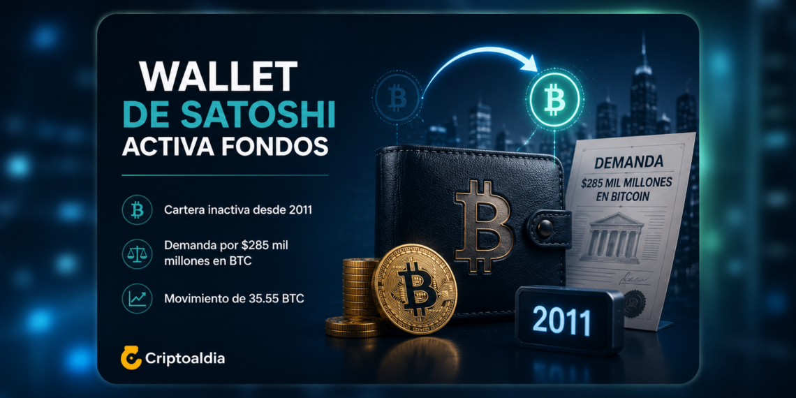 Cartera de la era Satoshi mueve fondos en medio de demanda multimillonaria