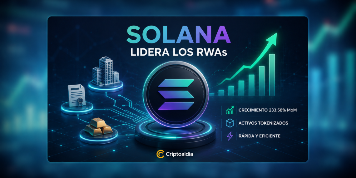 Solana lidera el crecimiento de los activos tokenizados