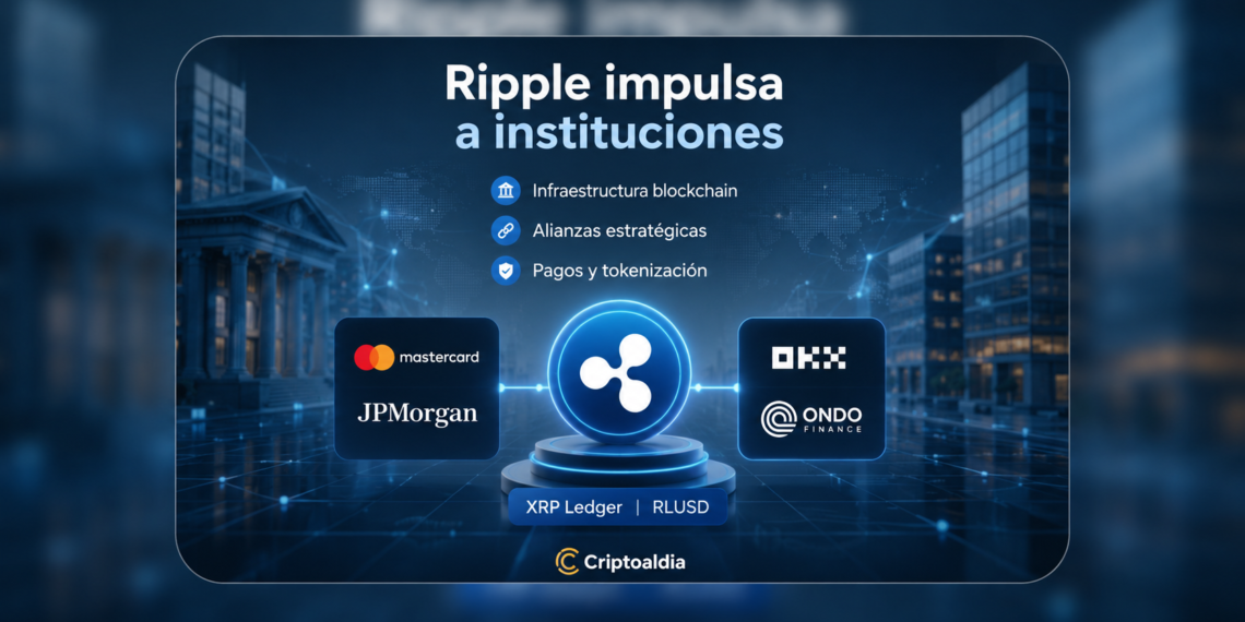 Ripple impulsa su infraestructura institucional con respaldo de grandes empresas