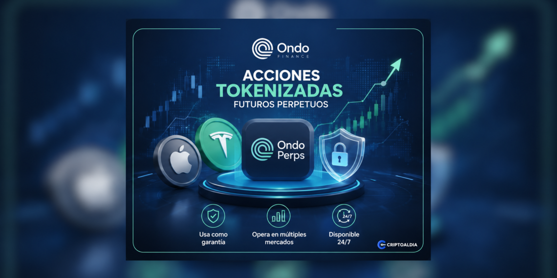 Ondo Finance lleva las acciones tokenizadas al mercado de futuros perpetuos