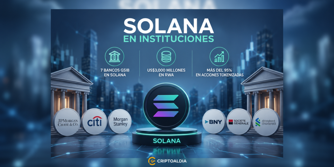 Solana fortalece su presencia entre las grandes instituciones financieras