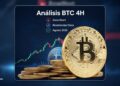 Bitcoin en 4H: zona de short bajo la lupa tras acercarse a resistencias clave